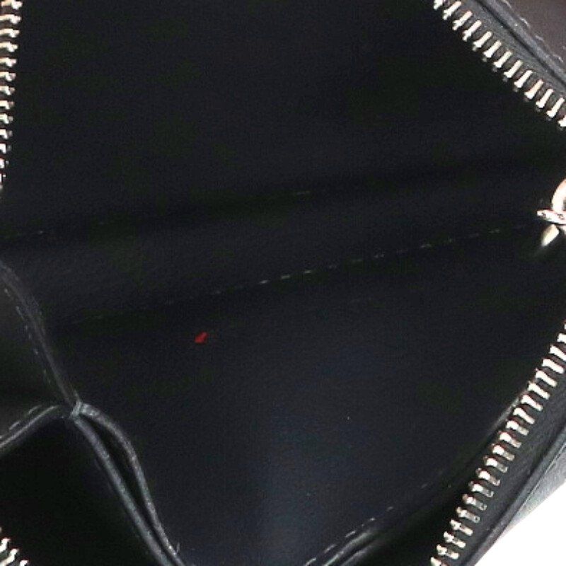 Hermes Zip Azap Swift Leather Card Case with Chaine D'ancre Charm — view 2
