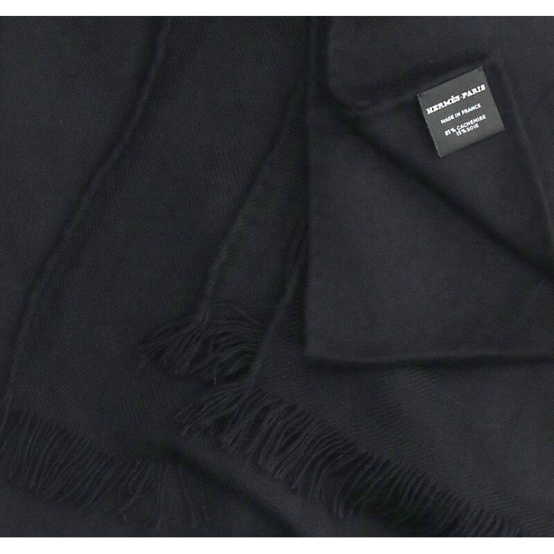 Hermes New Libris All Over Silk Blend Cashmere Scarf — view 3