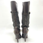 Louis Vuitton Boots Mini Lin Monogram Canvas Brown — view 4