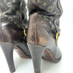 Louis Vuitton Boots Mini Lin Monogram Canvas Brown — view 6