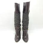 Louis Vuitton Boots Mini Lin Monogram Canvas Brown — view 2