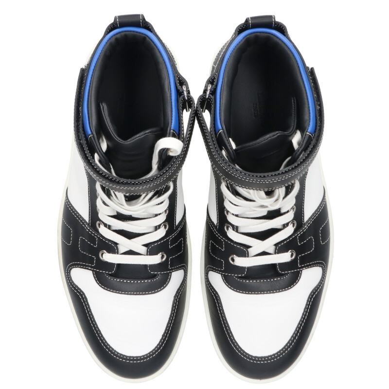 Hermes Freestyle Leather High Cut Sneakers — view 4