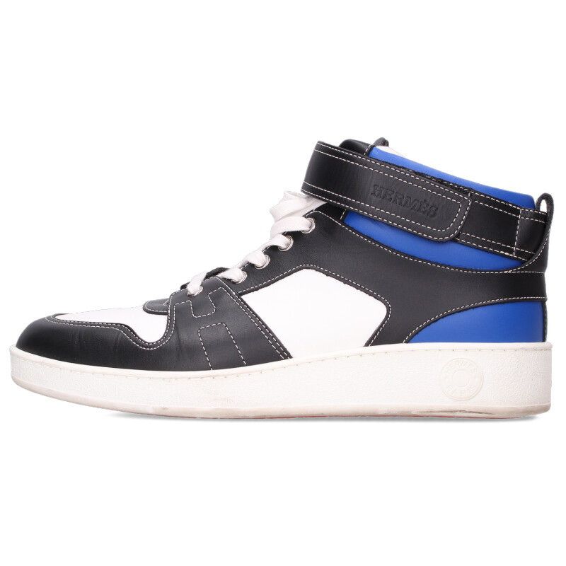 Hermes Freestyle Leather High Cut Sneakers