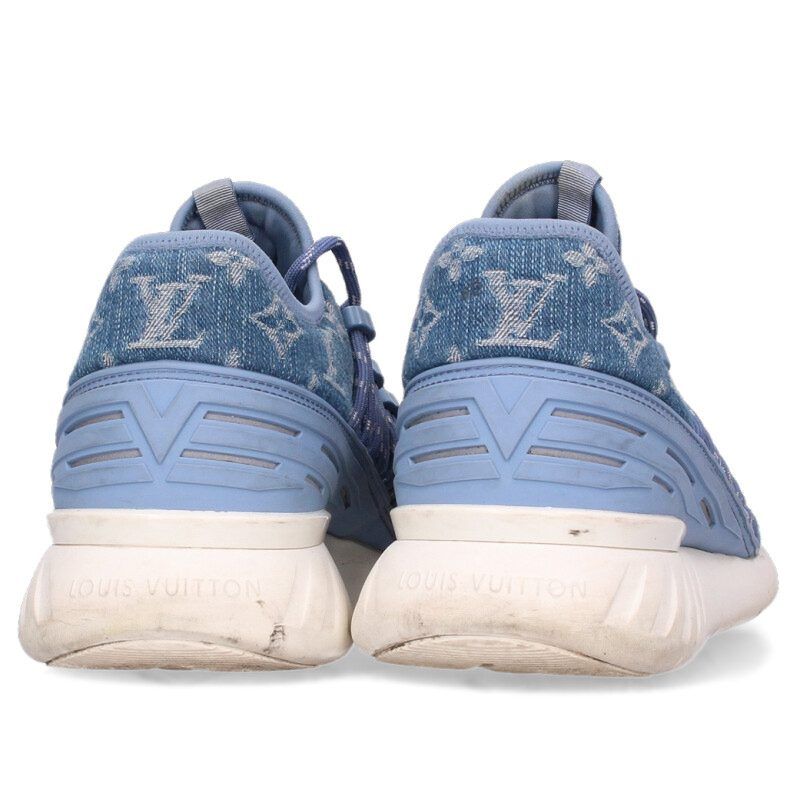 Louis Vuitton Fast Lane Line Monogram Denim Sneakers 7.5 — view 2