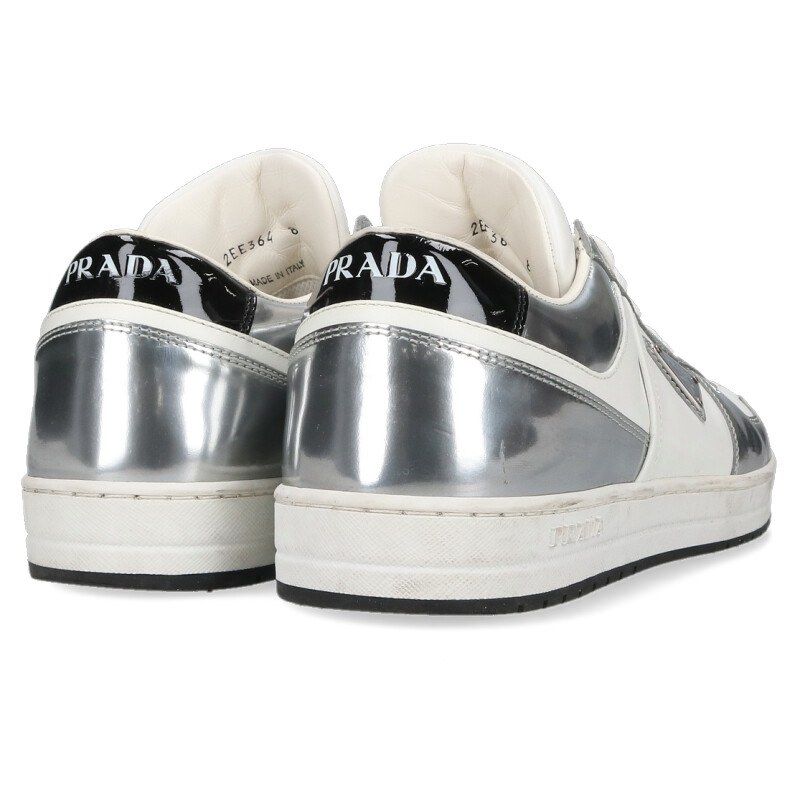 Prada Triangle Logo Low Cut Sneakers — view 2
