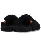 Loewe Fleece Slide Sandals — view 3