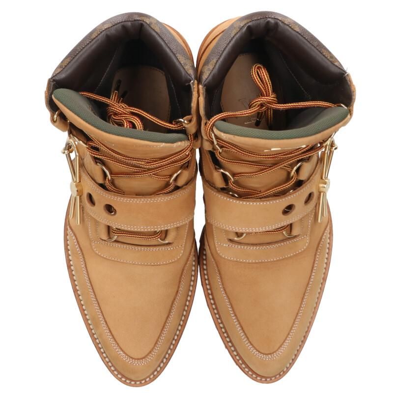 Louis Vuitton LV Clipper Line Monogram Ankle Boots 6.5 — view 4