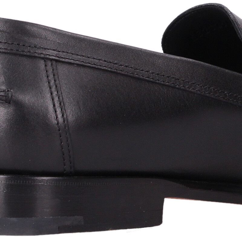 Hermes Destin Kelly Buckle Leather Moccasin Shoes — view 5
