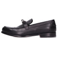 Hermes Destin Kelly Buckle Leather Moccasin Shoes