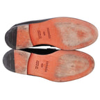 Hermes Destin Kelly Buckle Leather Moccasin Shoes — view 3