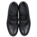 Hermes Destin Kelly Buckle Leather Moccasin Shoes — view 4