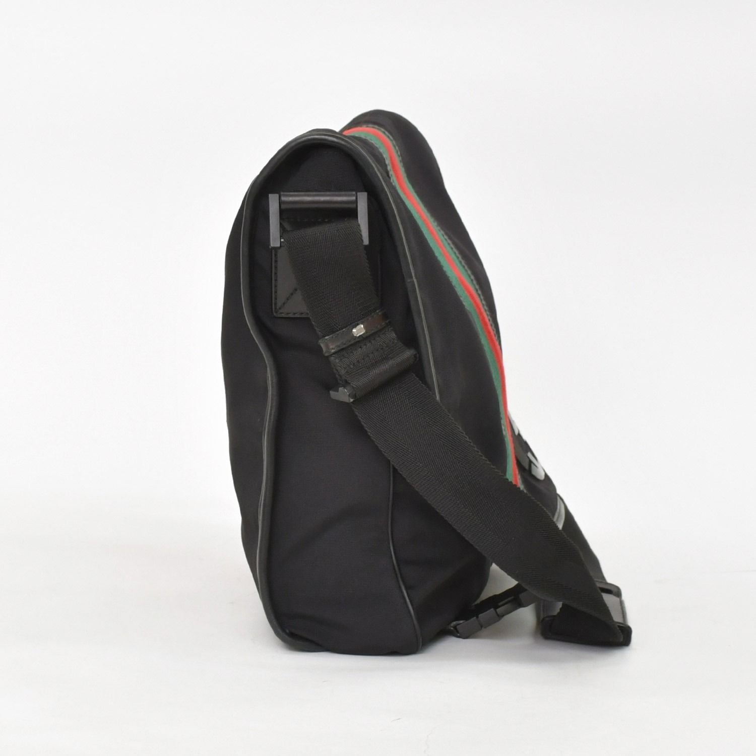 Gucci Guuci Shoulder Bag Sherry Line Black GG Logo — view 4