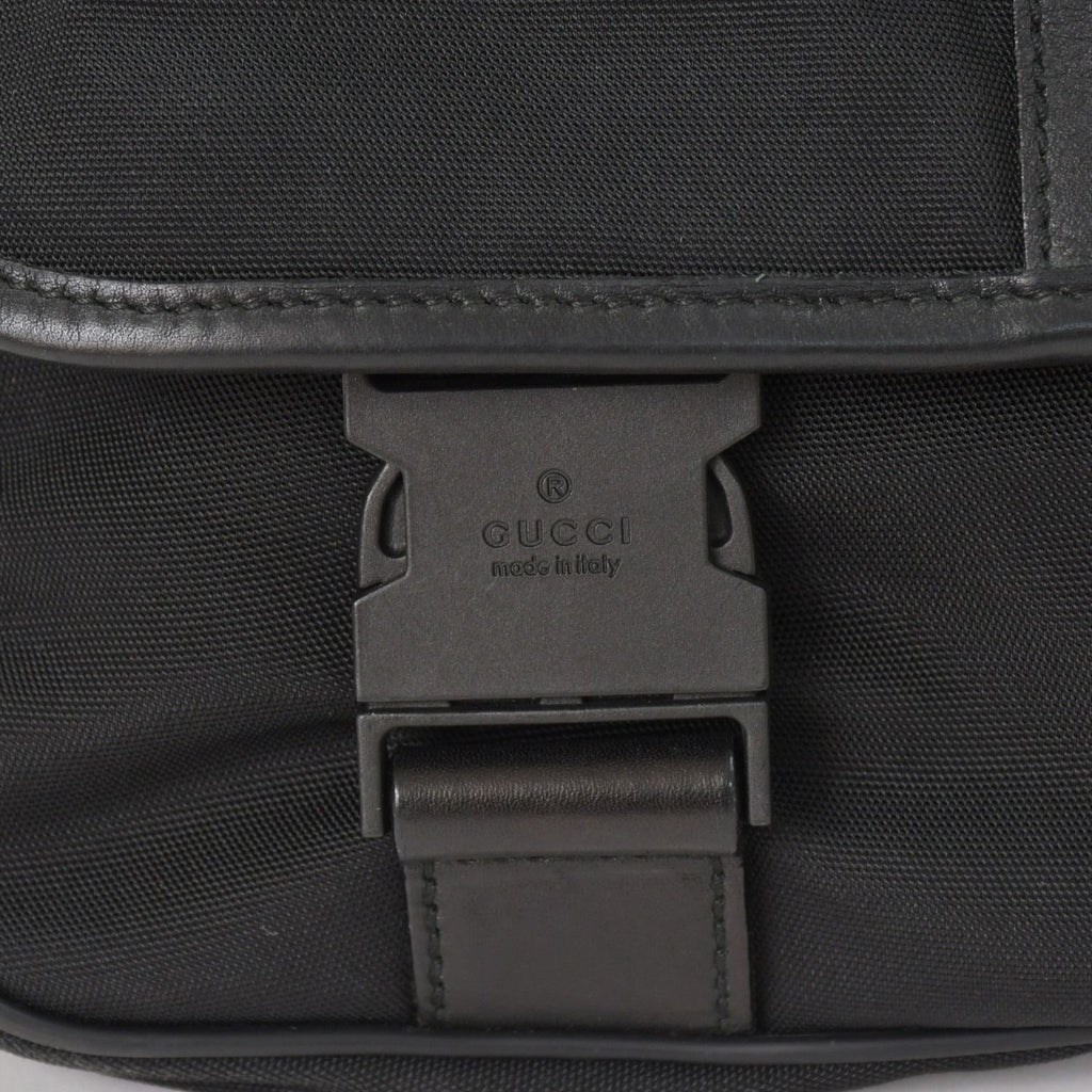 Gucci Guuci Shoulder Bag Sherry Line Black GG Logo — view 7