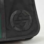 Gucci Guuci Shoulder Bag Sherry Line Black GG Logo — view 6