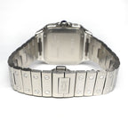 Cartier Santos de Cartier MM SS Blue Automatic Winding Watch — view 6