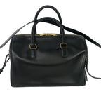 Saint Laurent Paris Duffle 6 Mini Boston Shoulder Bag 2-Way Black — view 2