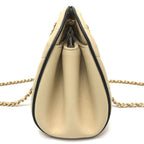 Chanel Shoulder Bag Chain Clutch Lambskin Beige — view 4
