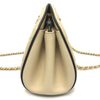 Chanel Shoulder Bag Chain Clutch Lambskin Beige — view 3