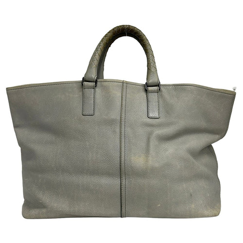 Bottega Veneta Tote Light Gray Leather