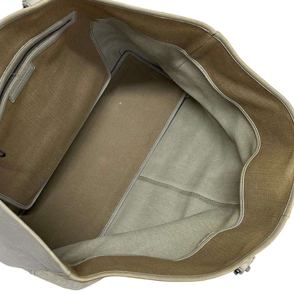 Bottega Veneta Tote Light Gray Leather — view 7