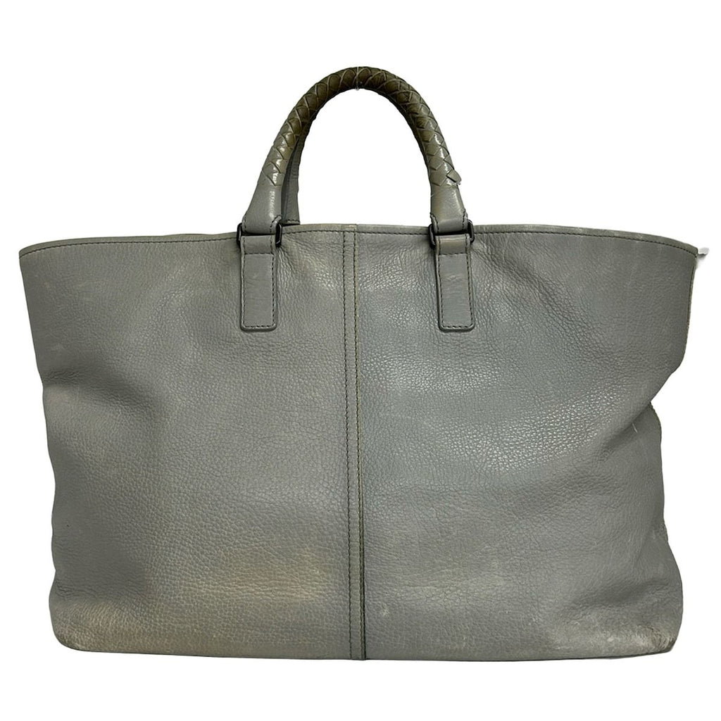 Bottega Veneta Tote Light Gray Leather — view 3