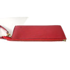 Louis Vuitton Epi Pochette Pouch Handbag Leather — view 5