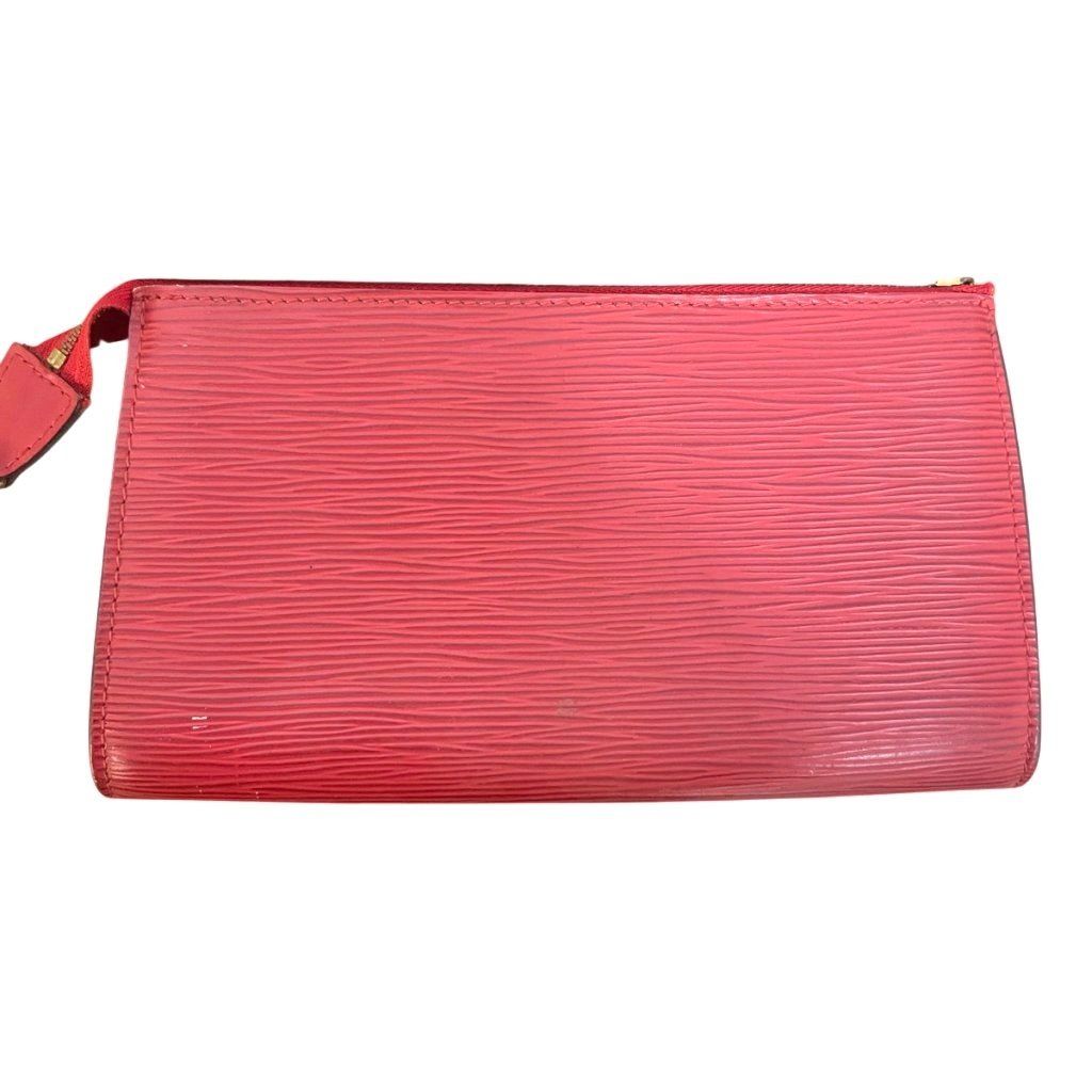 Louis Vuitton Epi Pochette Pouch Handbag Leather — view 2