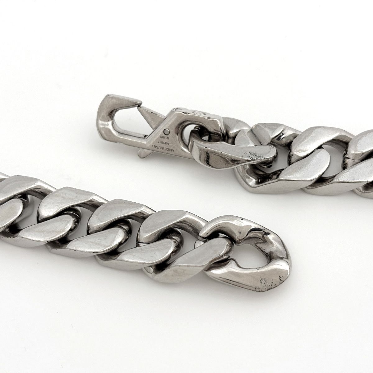 Louis Vuitton Collier LV Chain Links Necklace Metal Silver — view 2