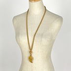 Chanel CC Logo Chain Necklace Long Gold Plated — view 5