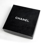Chanel CC Logo Chain Necklace Leather Rhinestone Gold Black — view 7