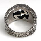Gucci Arabesque Ring Interlocking 925 Sterling Silver — view 3