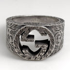 Gucci Arabesque Ring Interlocking 925 Sterling Silver — view 2