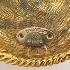 Chanel CC Logo Brooch Gold Plated — view 6
