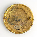 Chanel CC Logo Brooch Gold Plated — view 2