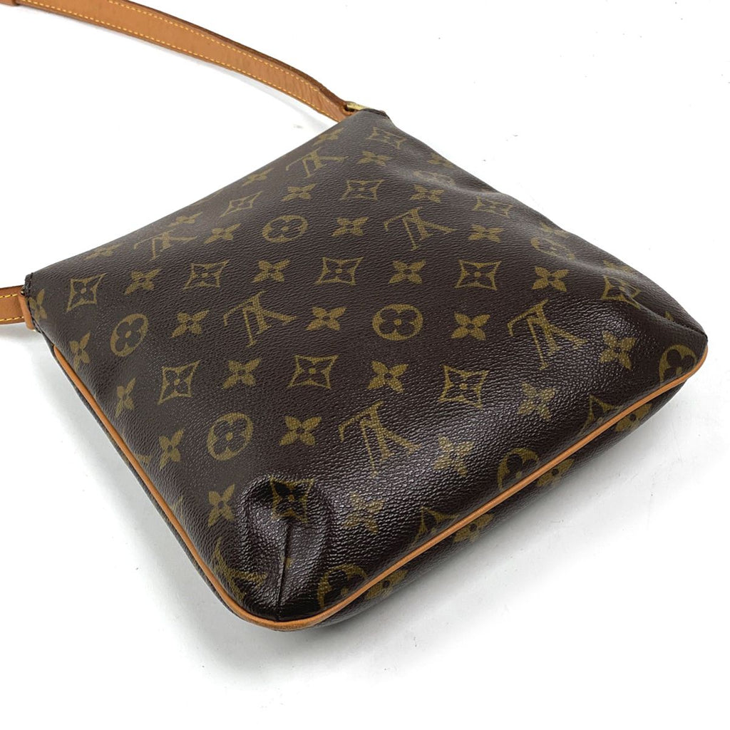 Louis Vuitton Musette Salsa Long Crossbody Shoulder Bag Monogram Brown — view 2