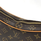 Louis Vuitton Pochette Croissant Shoulder Bag Monogram Brown — view 4