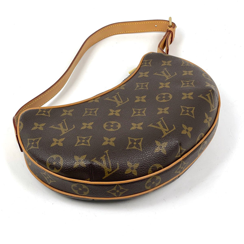 Louis Vuitton Pochette Croissant Shoulder Bag Monogram Brown — view 2