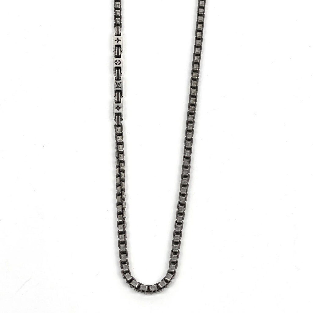 Louis Vuitton Necklace LV Terra 925 Sterling Silver Black — view 2