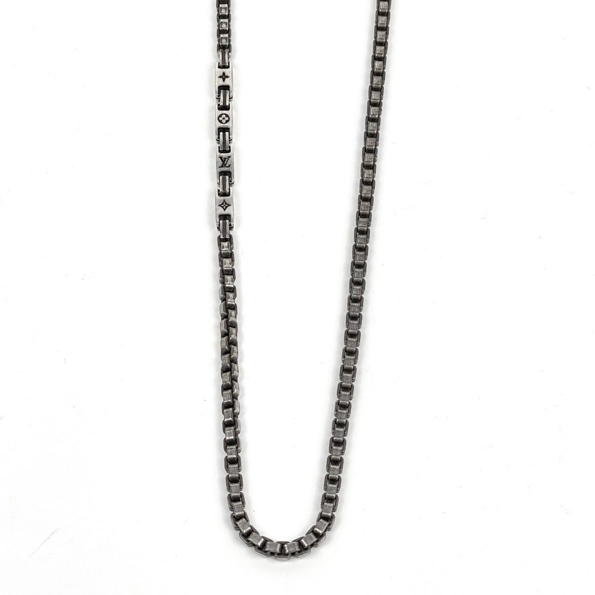 Louis Vuitton Necklace LV Terra 925 Sterling Silver Black — view 2