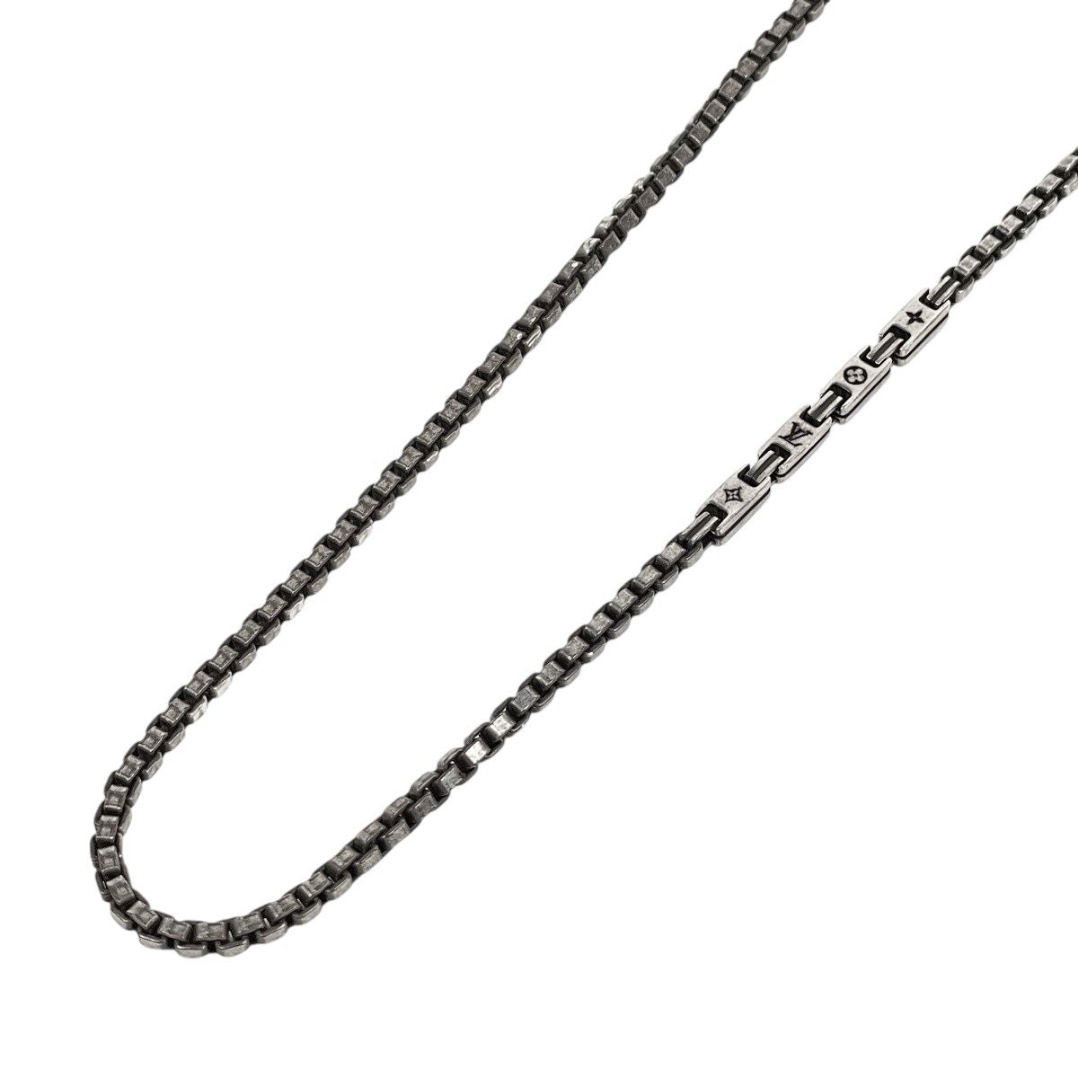 Louis Vuitton Necklace LV Terra 925 Sterling Silver Black