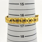 Chanel CC Logo Bangle Gold Plated Bracelet — view 6