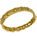 Chanel CC Logo Bangle Gold Plated Bracelet
