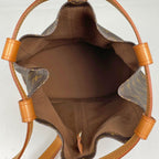 Louis Vuitton Randonnee PM Shoulder Bag Drawstring Monogram Brown — view 8