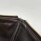 Chanel CC Logo Fringe Tote Suede Brown — view 9