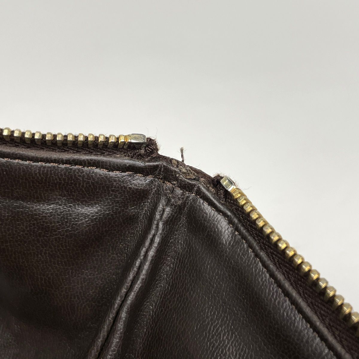 Chanel CC Logo Fringe Tote Suede Brown — view 9
