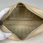 Bottega Veneta Intrecciato Shoulder Bag Leather Beige — view 7