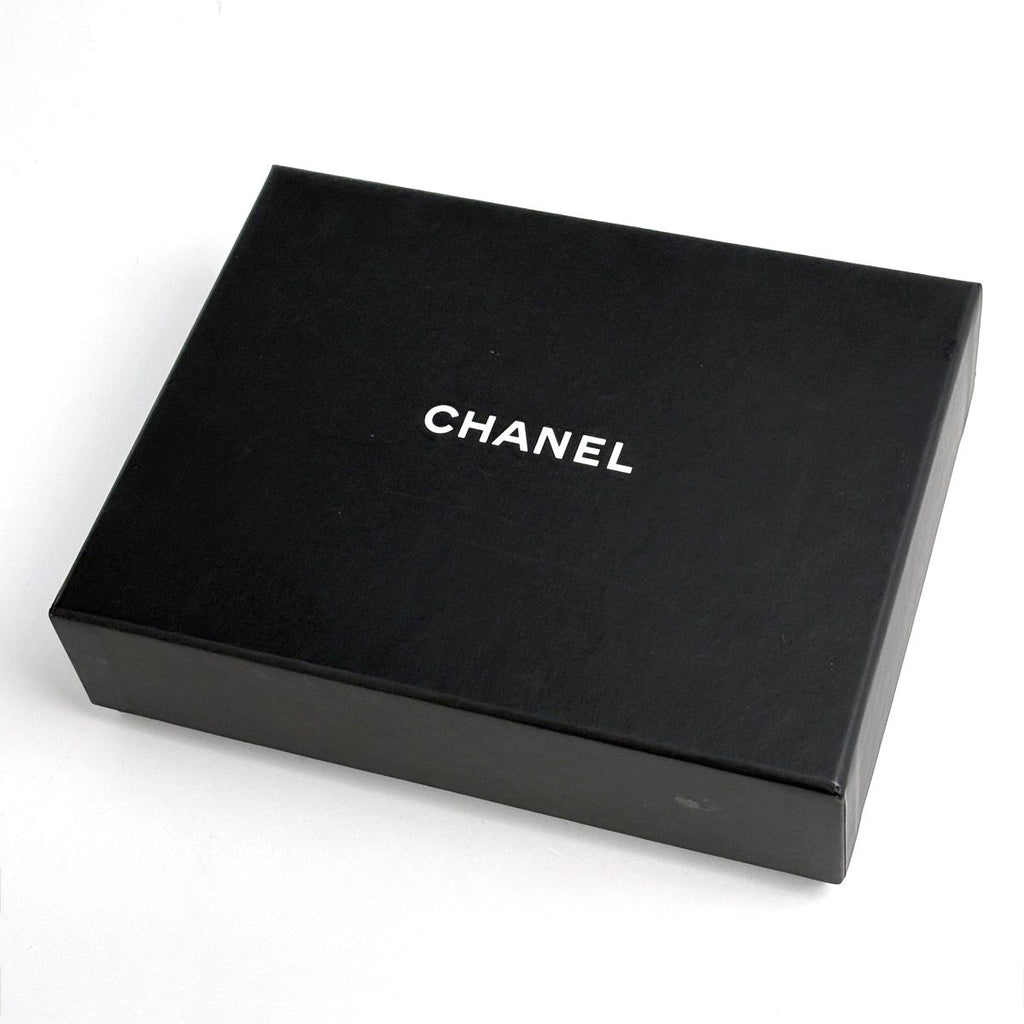 Chanel CC Logo Faux Pearl Necklace Long Gold Plated — view 8