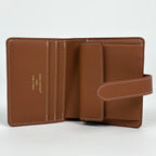 Louis Vuitton Portefeuille Lowkey Compact Padlock Bifold Wallet Leather Cognac — view 8