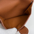 Louis Vuitton Portefeuille Lowkey Compact Padlock Bifold Wallet Leather Cognac — view 7