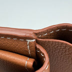 Louis Vuitton Portefeuille Lowkey Compact Padlock Bifold Wallet Leather Cognac — view 6
